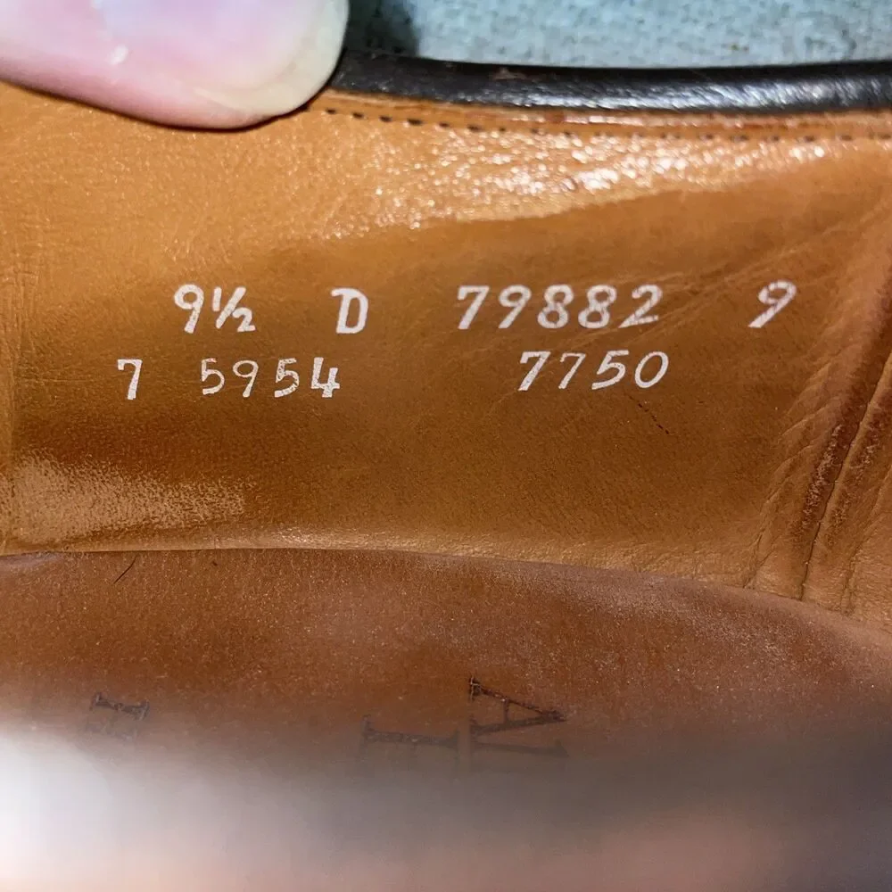 Allen Edmonds Hillcrest Men’s Casual Oxfords Size 9.5 D Brown Leather Going Out